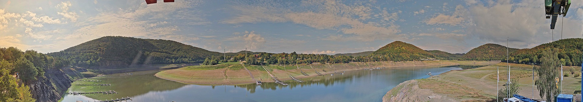 Archiv Foto Webcam Edersee: Segelhafen bei Rehbach