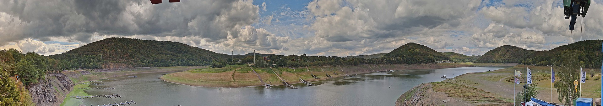 Archiv Foto Webcam Edersee: Segelhafen bei Rehbach