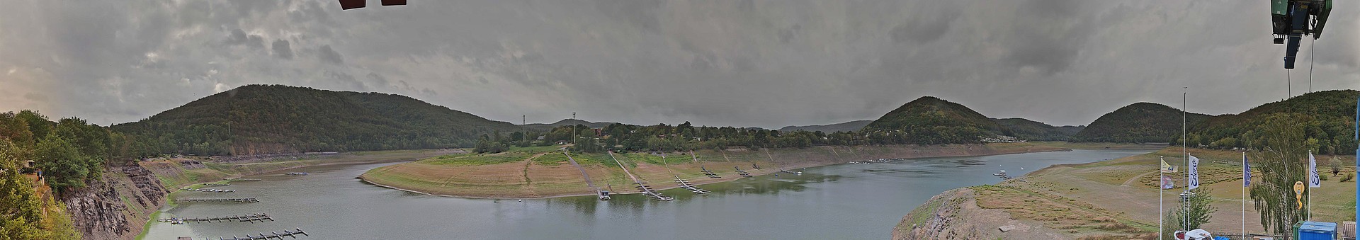 Archiv Foto Webcam Edersee: Segelhafen bei Rehbach