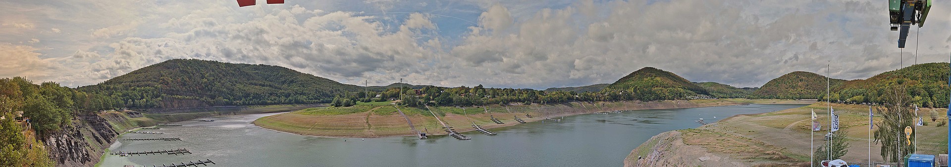 Archiv Foto Webcam Edersee: Segelhafen bei Rehbach
