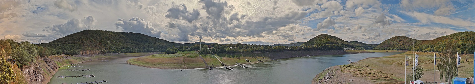 Archiv Foto Webcam Edersee: Segelhafen bei Rehbach