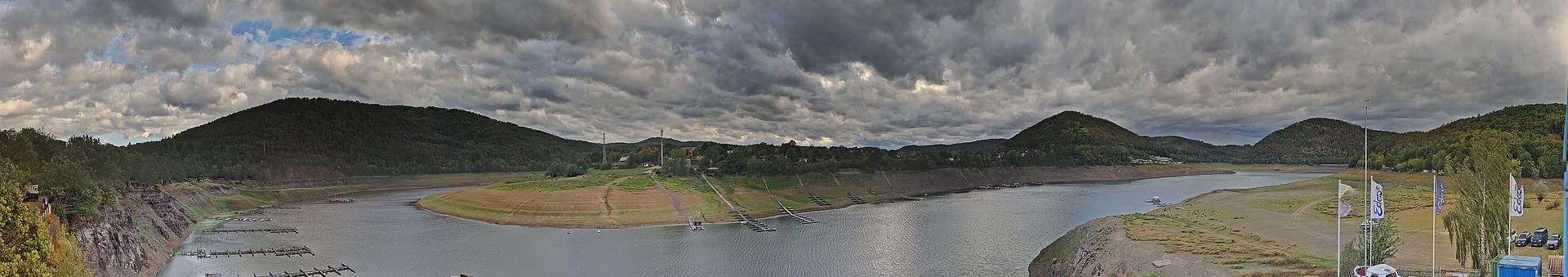 Archiv Foto Webcam Edersee: Segelhafen bei Rehbach