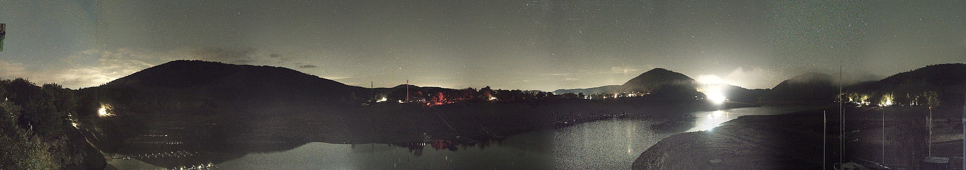 Archived image Webcam Lake Eder: Sailing Harbour Rehbach