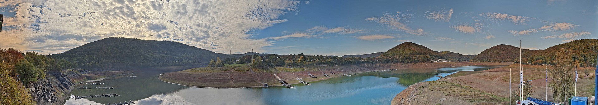 Archiv Foto Webcam Edersee: Segelhafen bei Rehbach