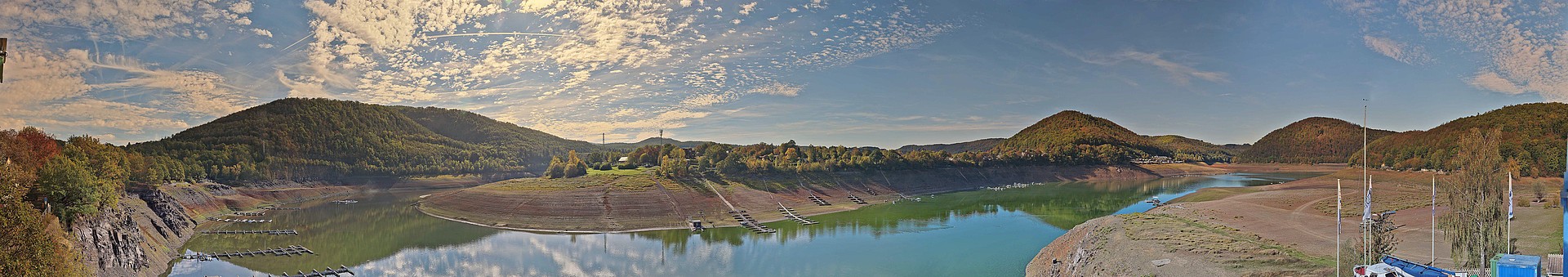 Archiv Foto Webcam Edersee: Segelhafen bei Rehbach