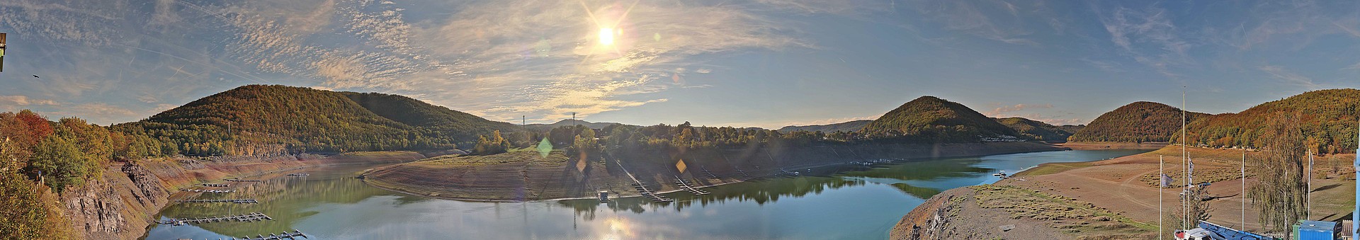 Archiv Foto Webcam Edersee: Segelhafen bei Rehbach