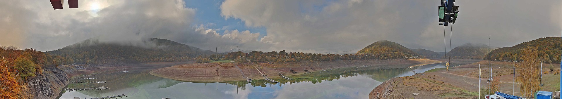 Archiv Foto Webcam Edersee: Segelhafen bei Rehbach