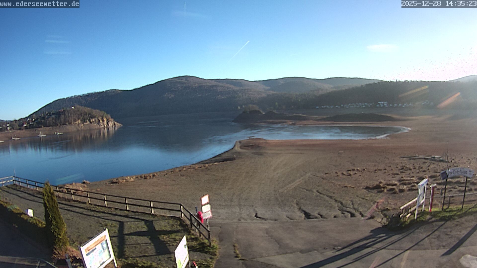 Archiv Foto Webcam Edersee: Blick von Bringhausen