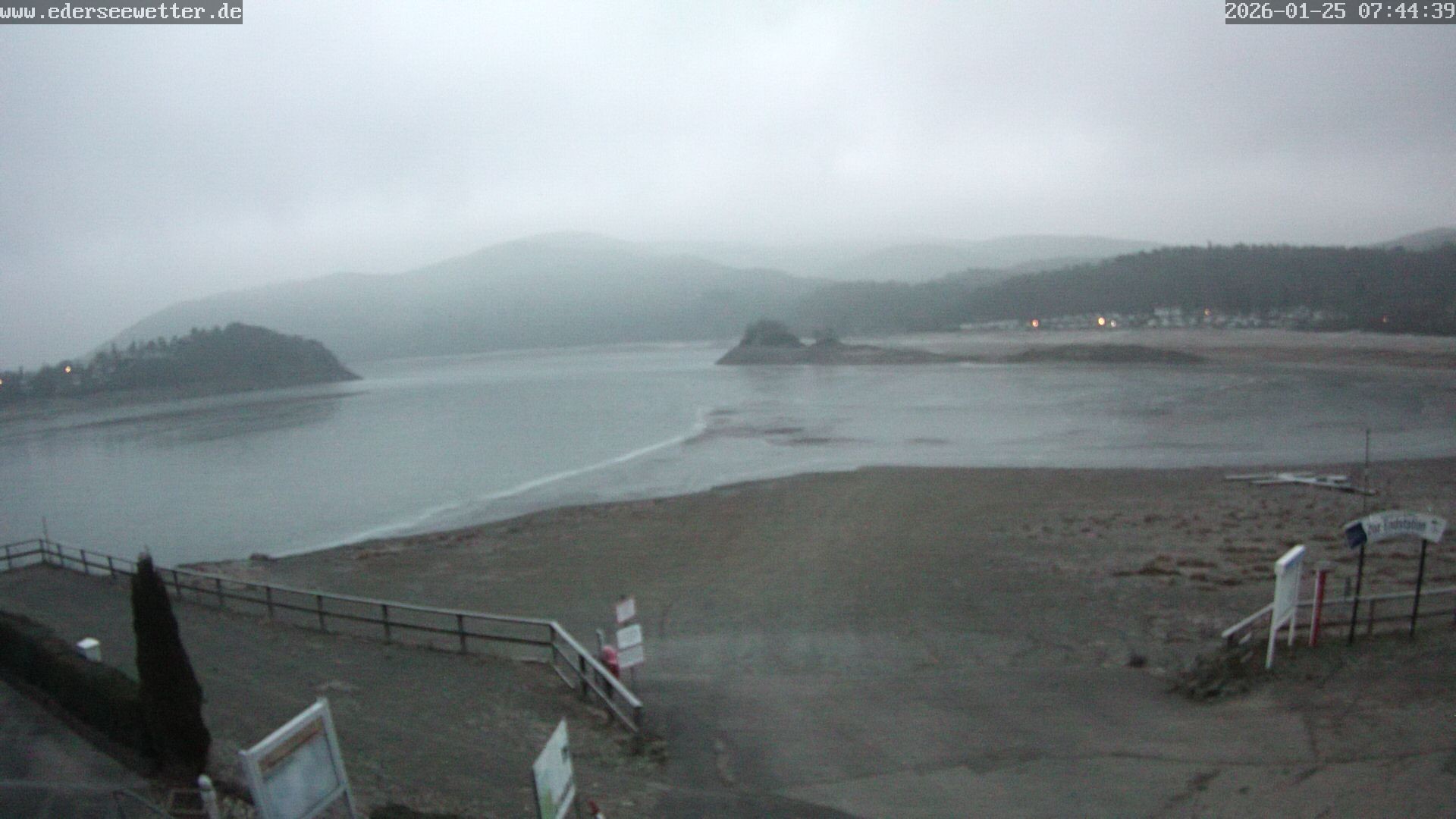 Archiv Foto Webcam Edersee: Blick von Bringhausen