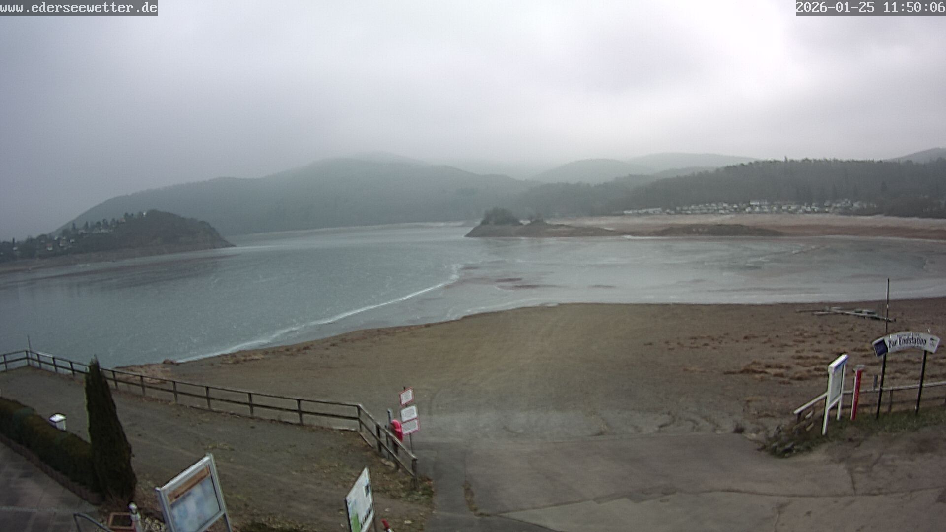 Archiv Foto Webcam Edersee: Blick von Bringhausen