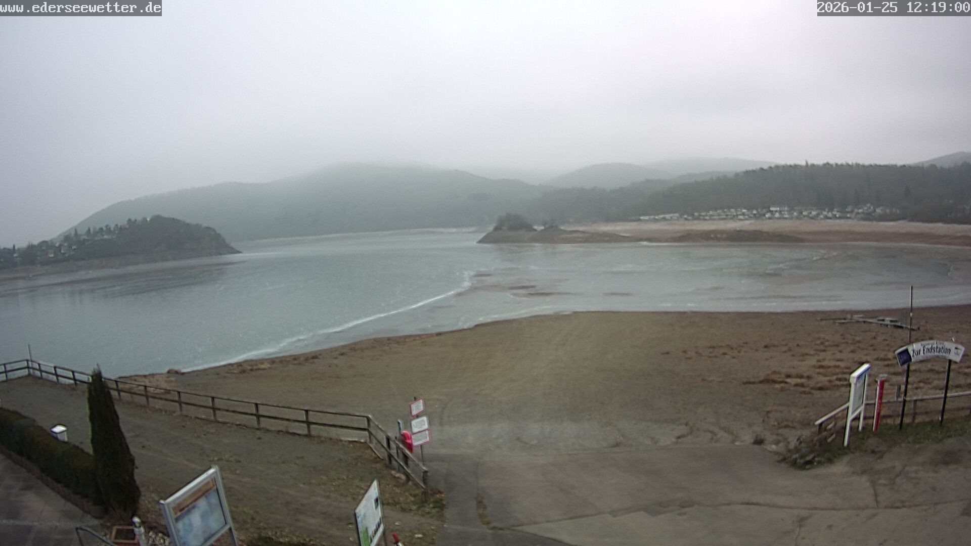 Archiv Foto Webcam Edersee: Blick von Bringhausen