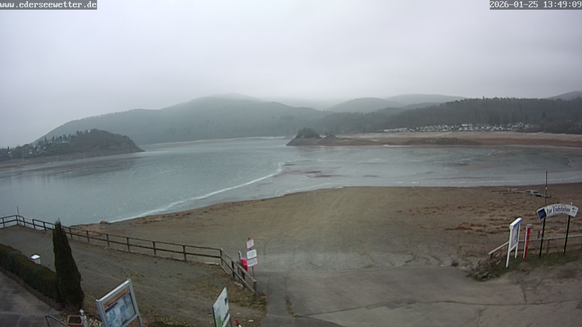 Archiv Foto Webcam Edersee: Blick von Bringhausen