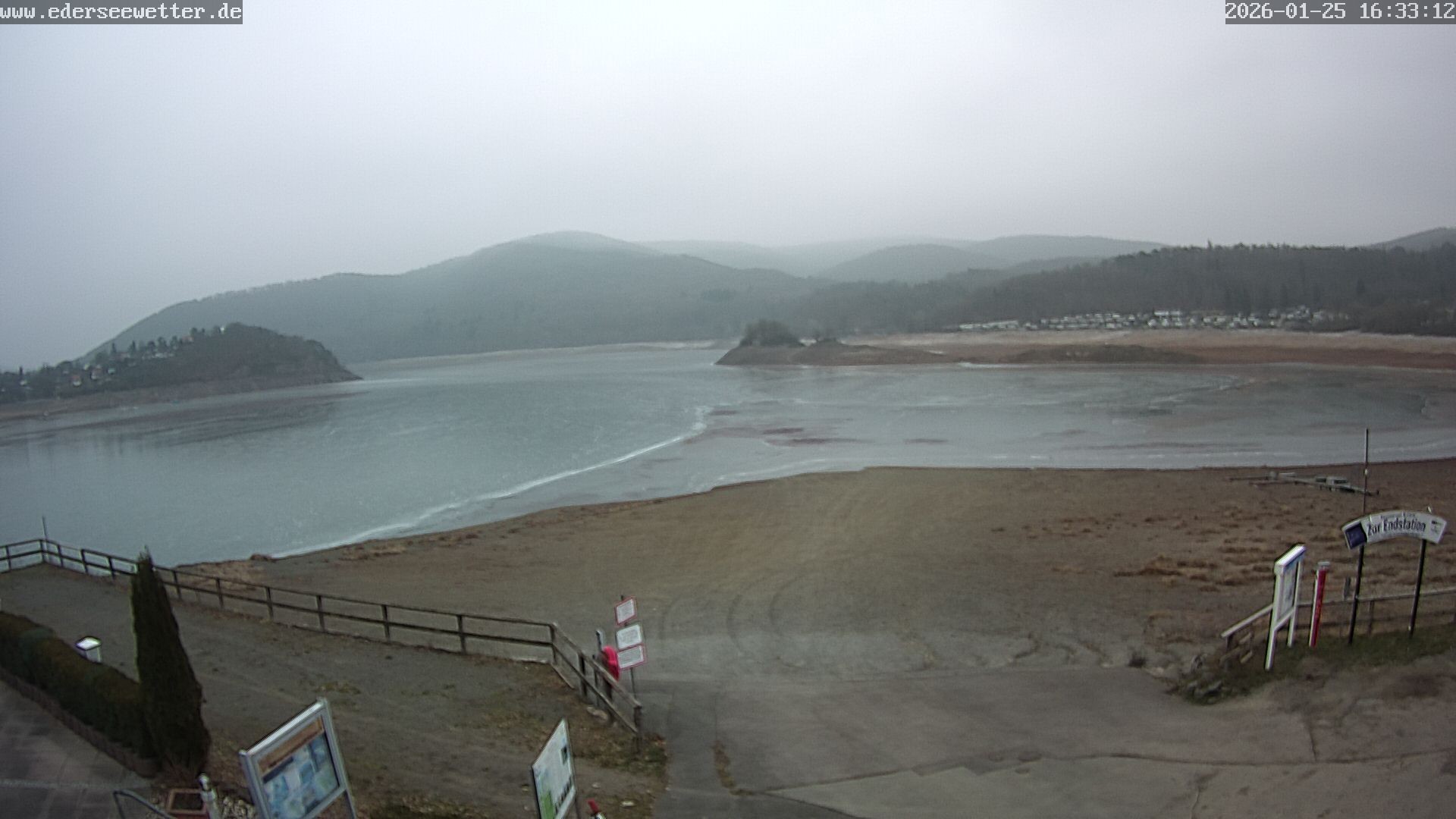 Archiv Foto Webcam Edersee: Blick von Bringhausen