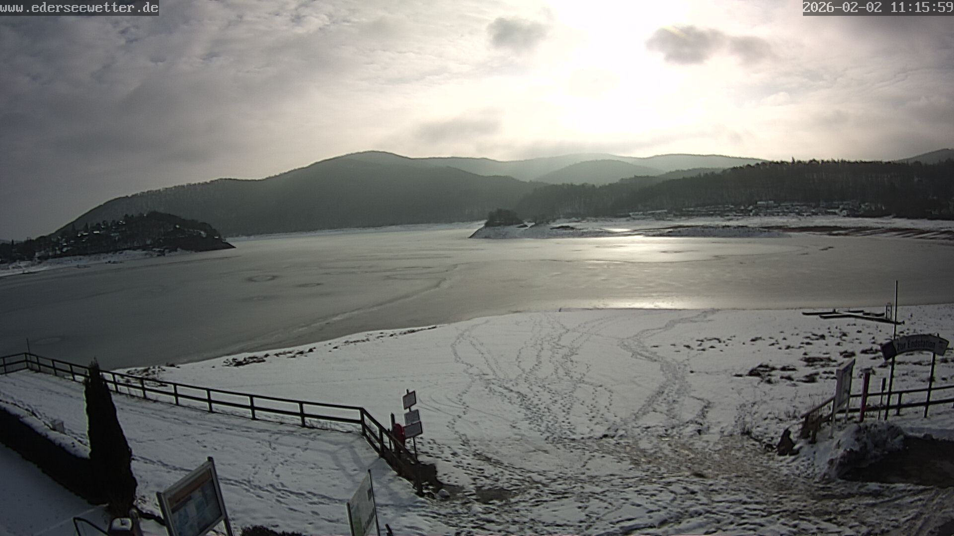 Archiv Foto Webcam Edersee: Blick von Bringhausen