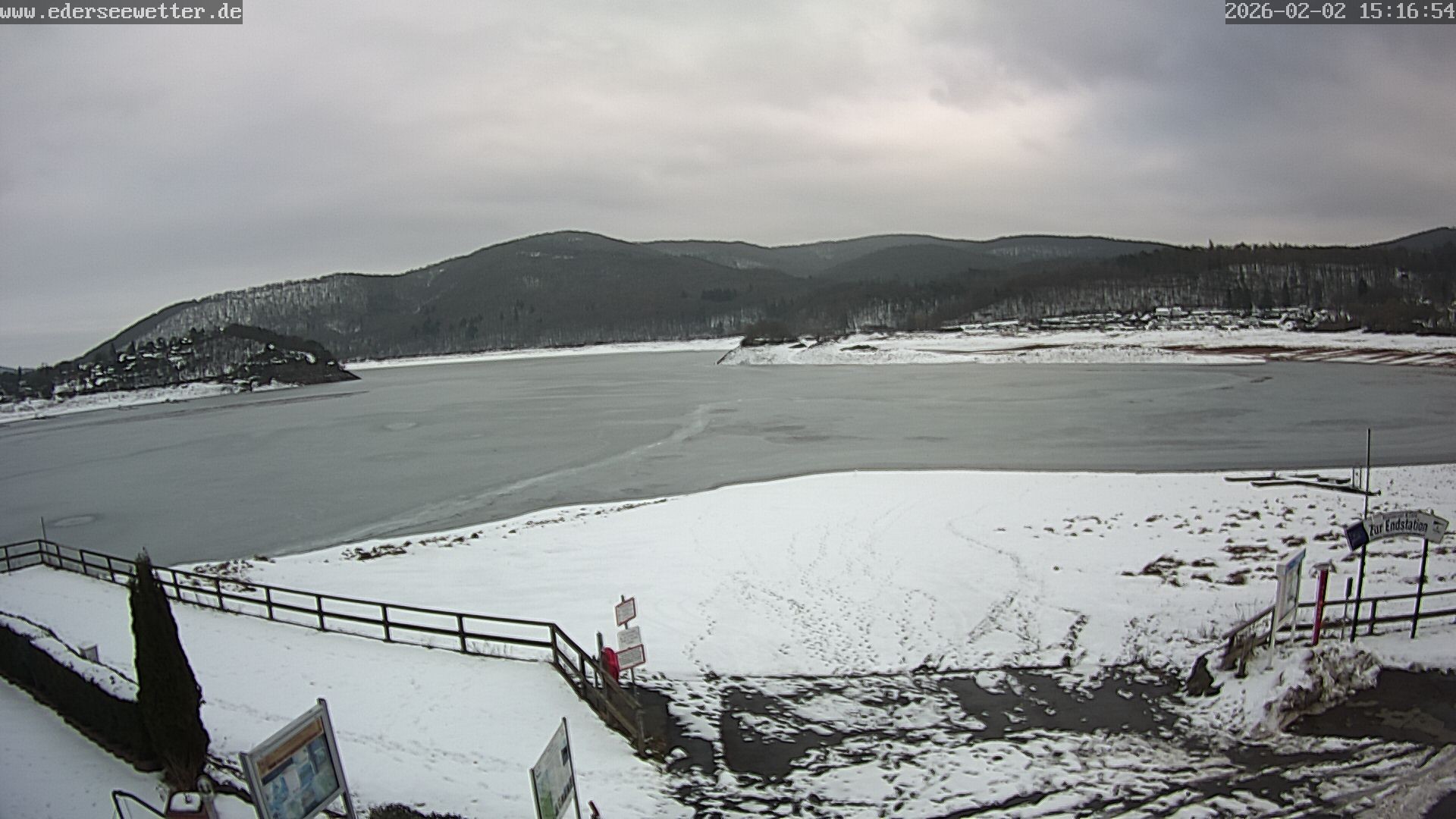 Archiv Foto Webcam Edersee: Blick von Bringhausen