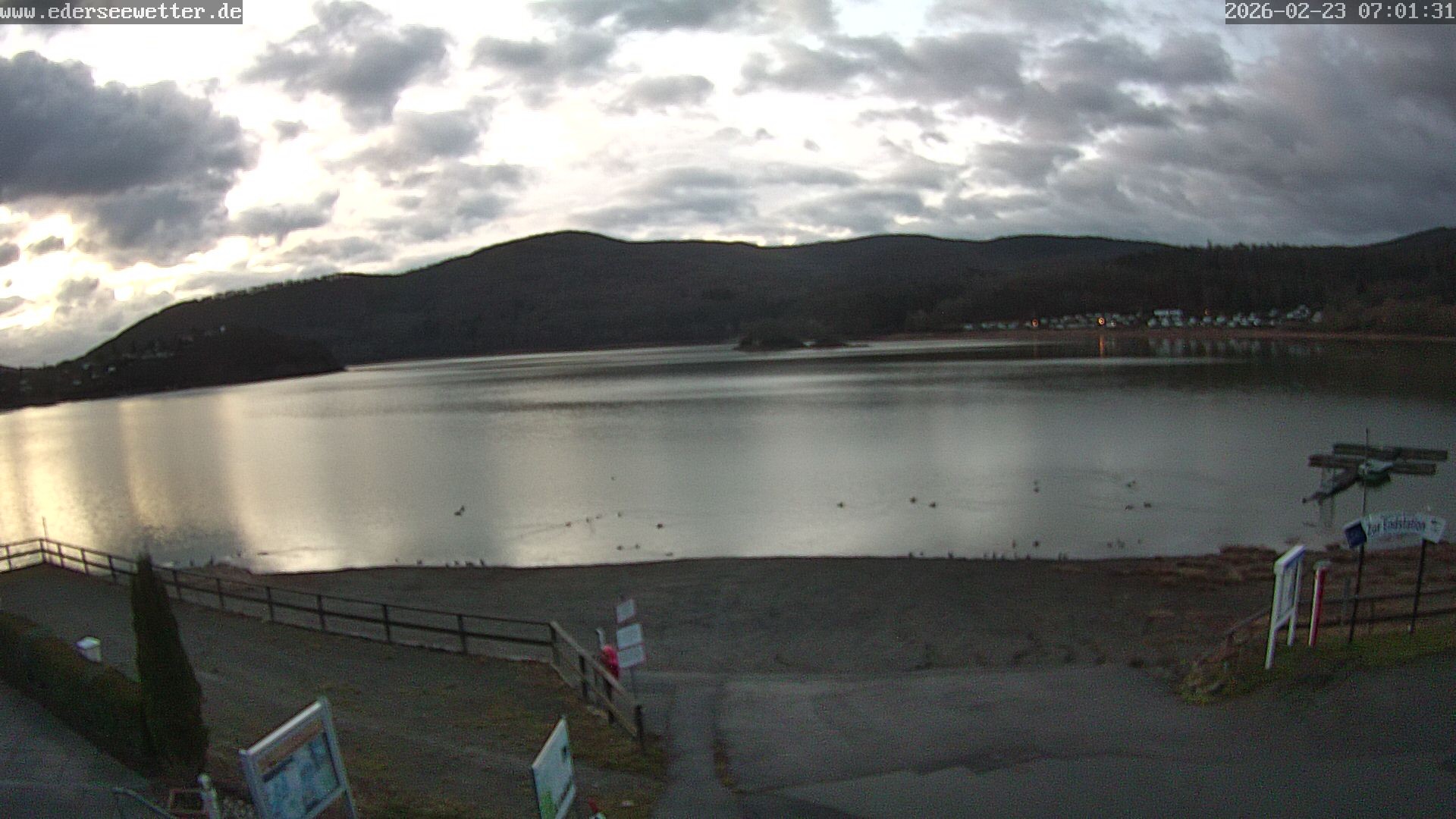 Archiv Foto Webcam Edersee: Blick von Bringhausen