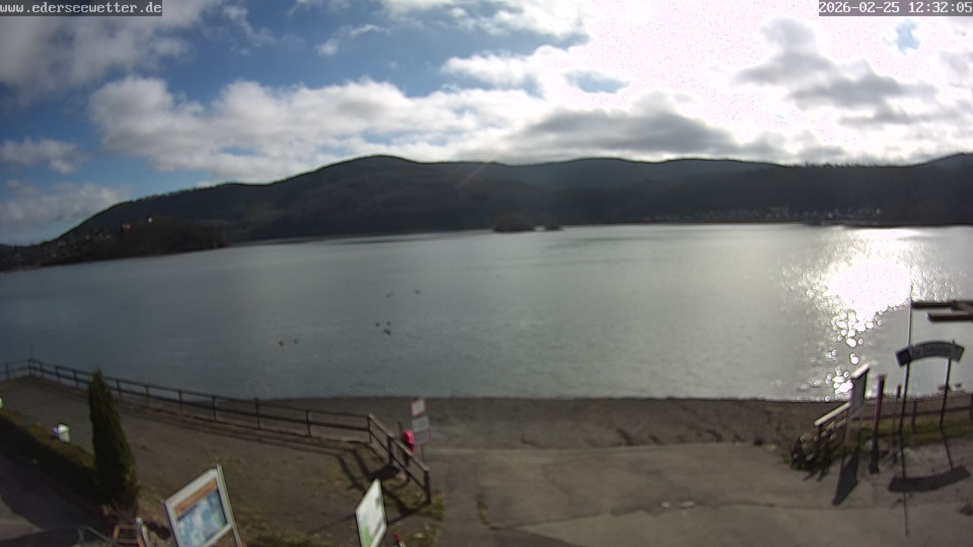 Archiv Foto Webcam Edersee: Blick von Bringhausen