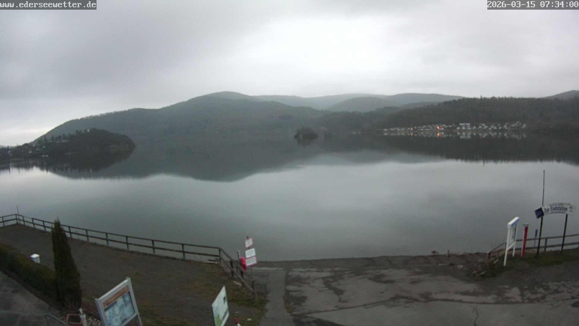 Archiv Foto Webcam Edersee: Blick von Bringhausen