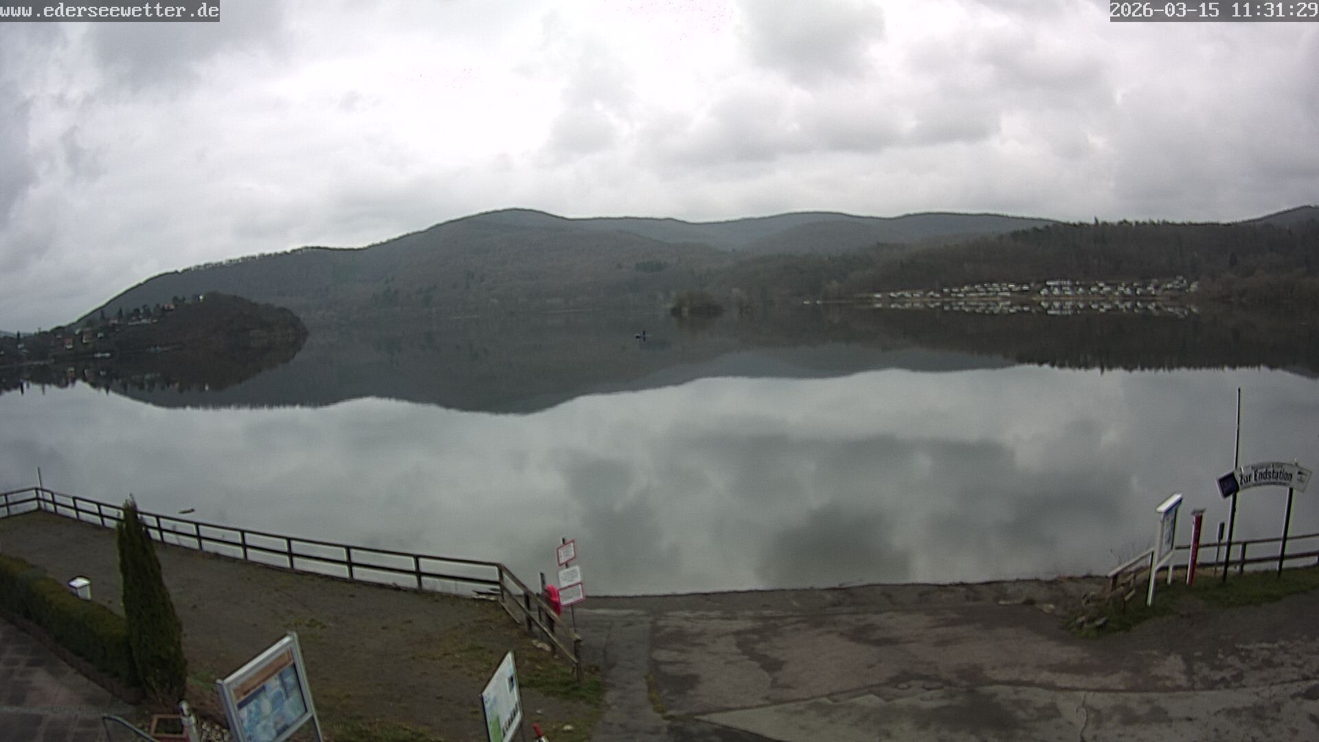 Archiv Foto Webcam Edersee: Blick von Bringhausen
