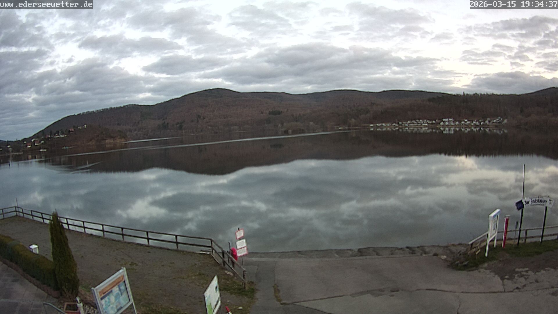 Archiv Foto Webcam Edersee: Blick von Bringhausen