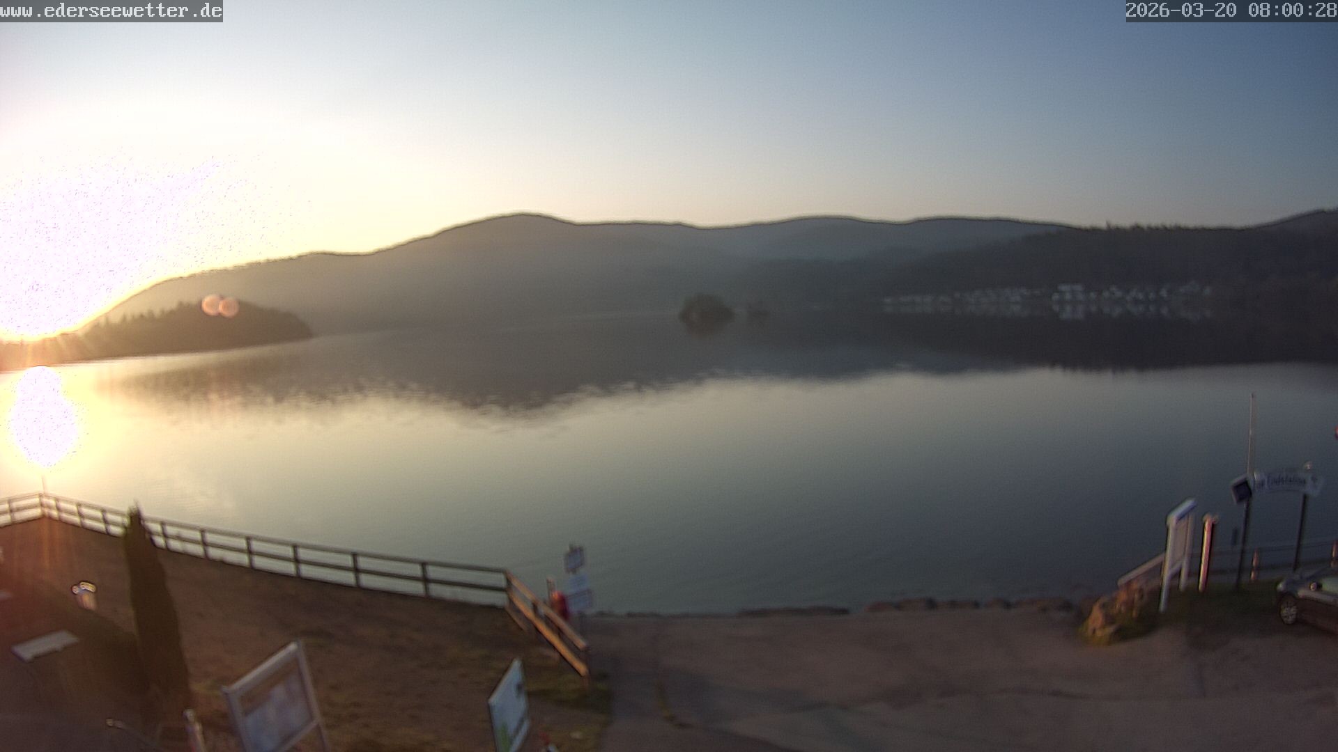 Archiv Foto Webcam Edersee: Blick von Bringhausen