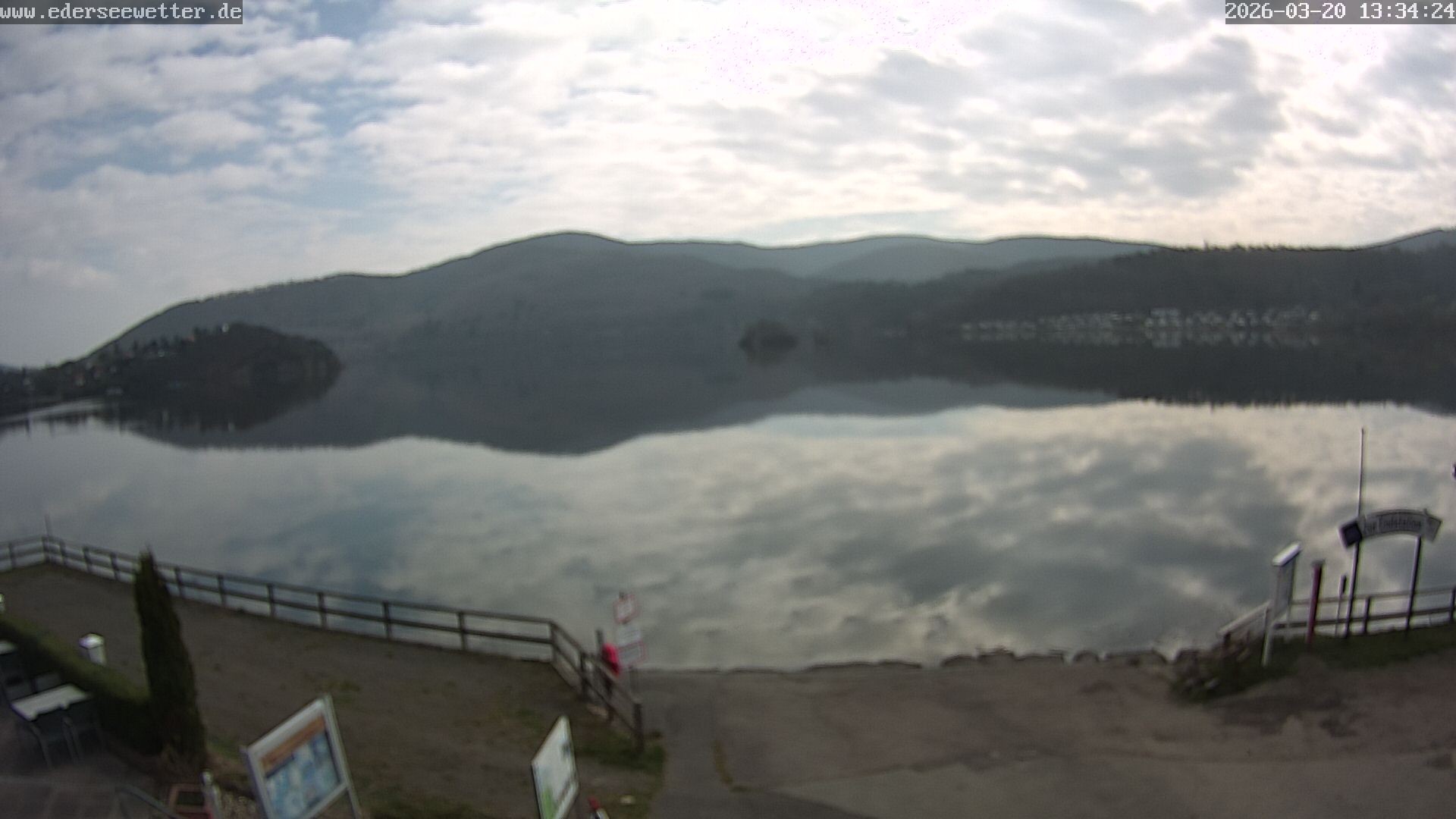 Archived image Webcam Lake Eder: Bringhausen