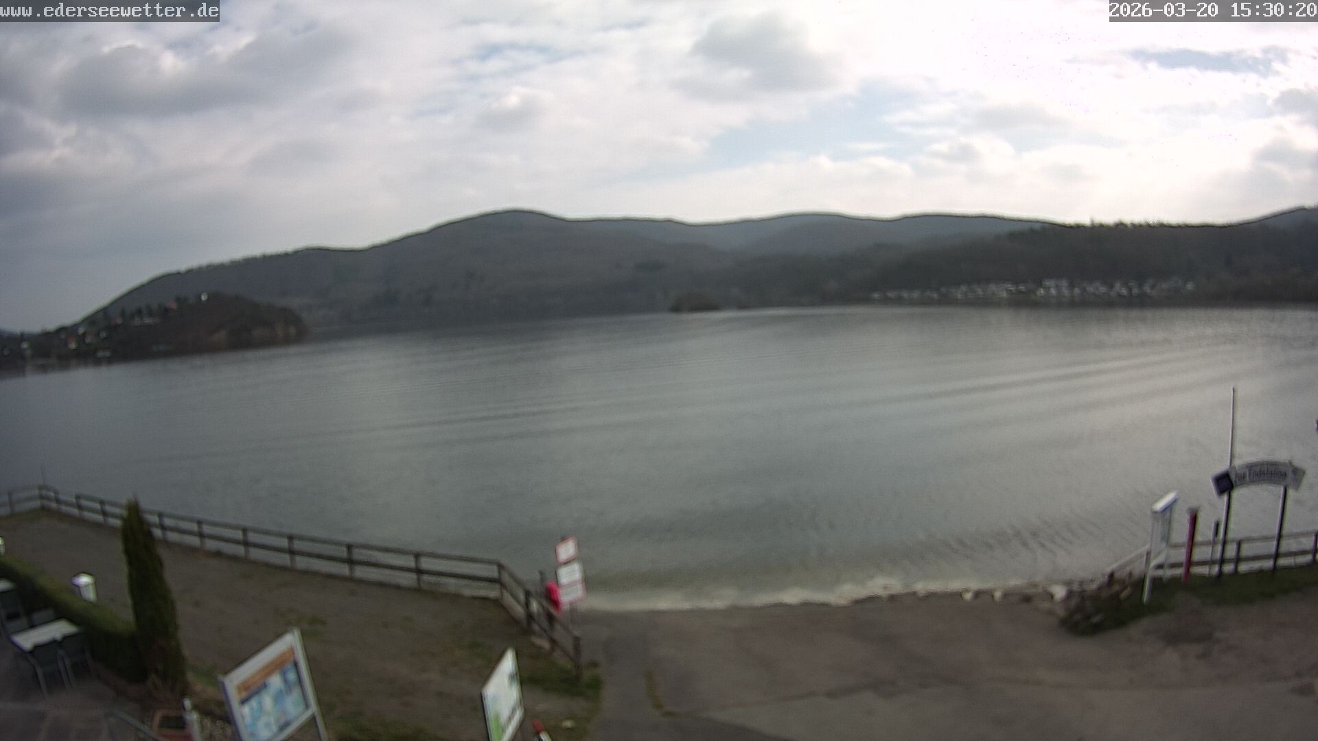 Archived image Webcam Lake Eder: Bringhausen