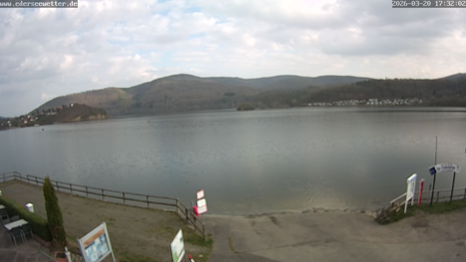 Archived image Webcam Lake Eder: Bringhausen