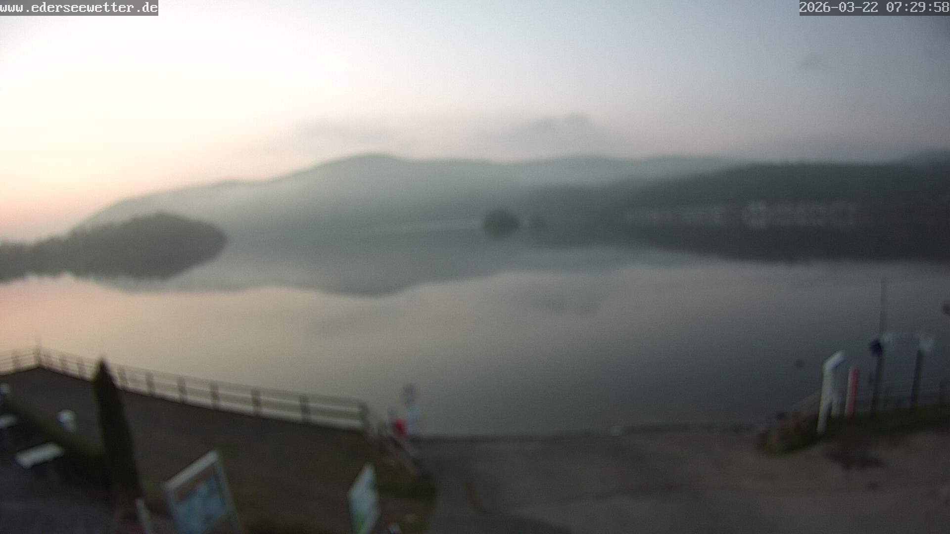 Archiv Foto Webcam Edersee: Blick von Bringhausen