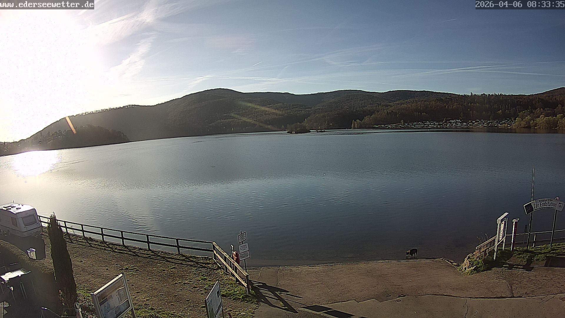 Archiv Foto Webcam Edersee: Blick von Bringhausen