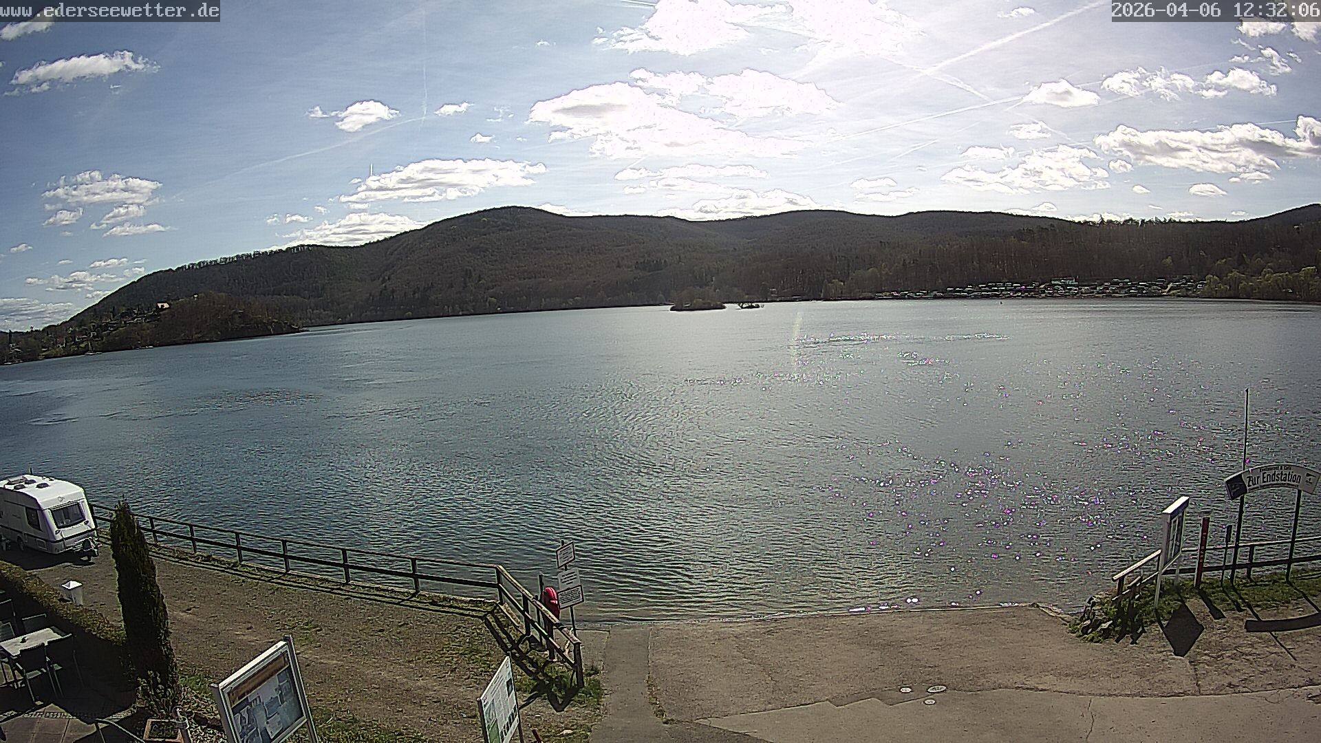 Archiv Foto Webcam Edersee: Blick von Bringhausen