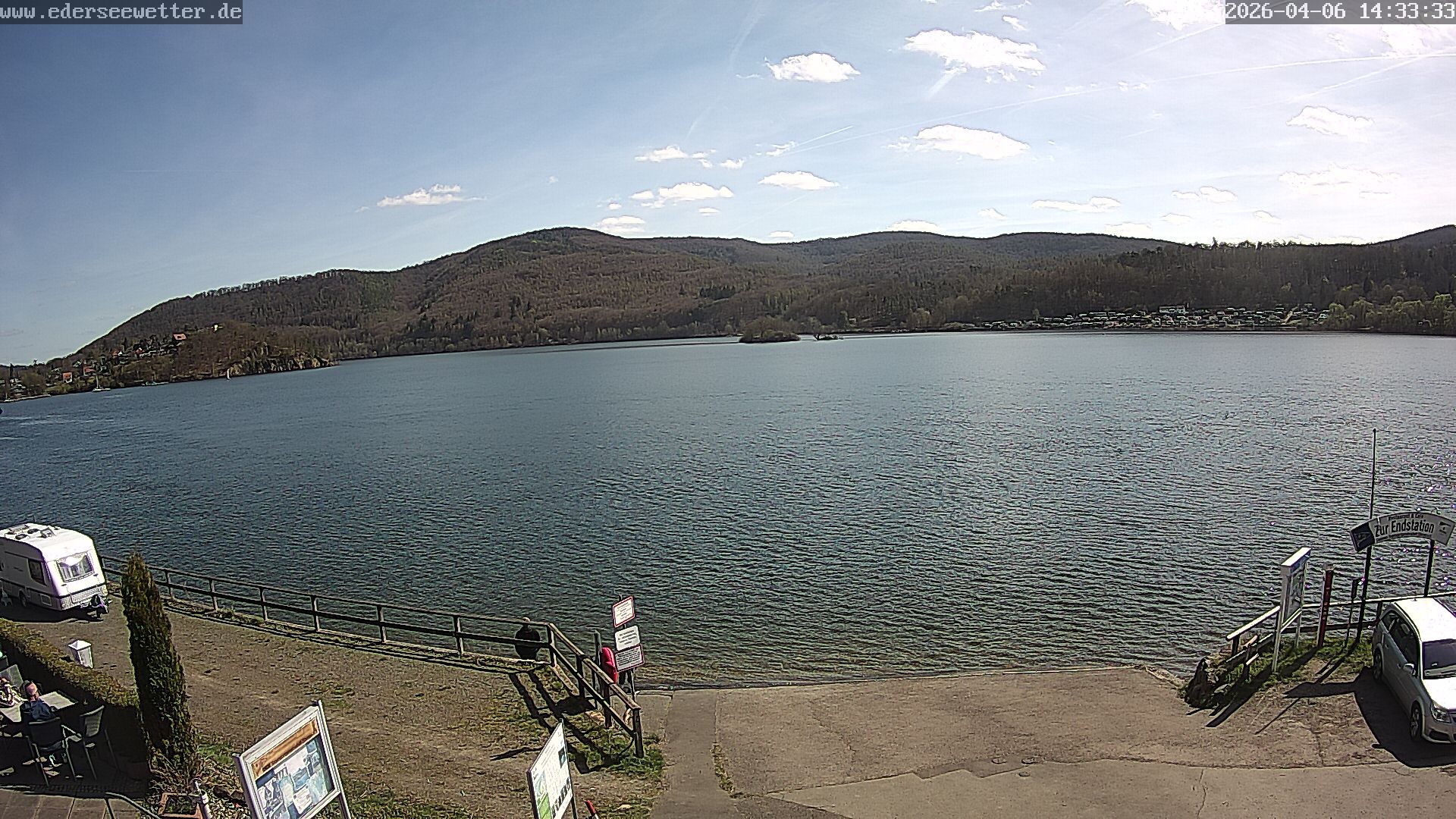 Archiv Foto Webcam Edersee: Blick von Bringhausen