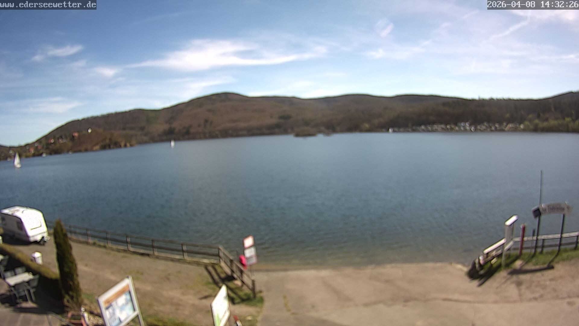 Archiv Foto Webcam Edersee: Blick von Bringhausen