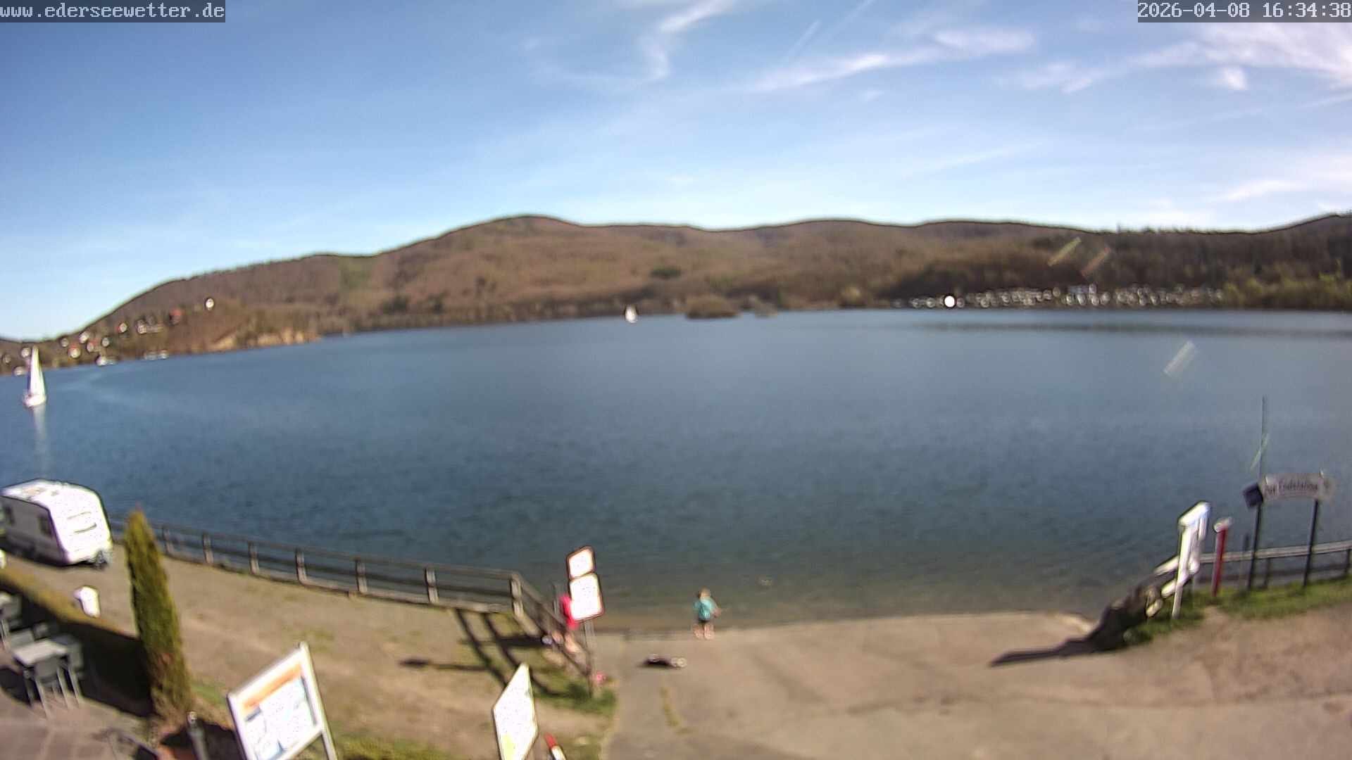 Archiv Foto Webcam Edersee: Blick von Bringhausen