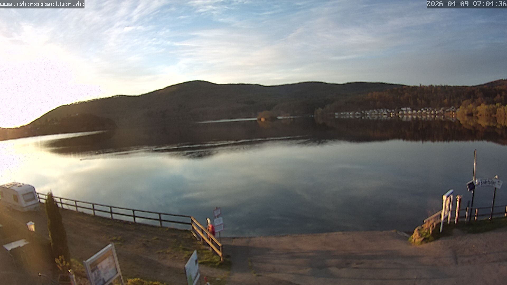 Archiv Foto Webcam Edersee: Blick von Bringhausen