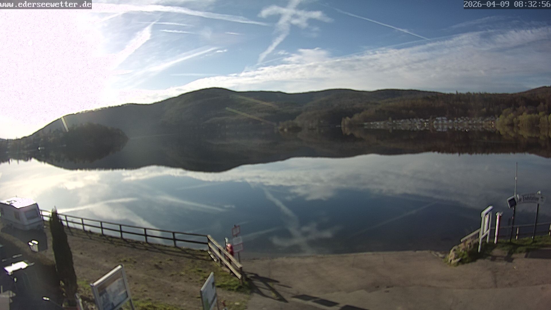 Archiv Foto Webcam Edersee: Blick von Bringhausen