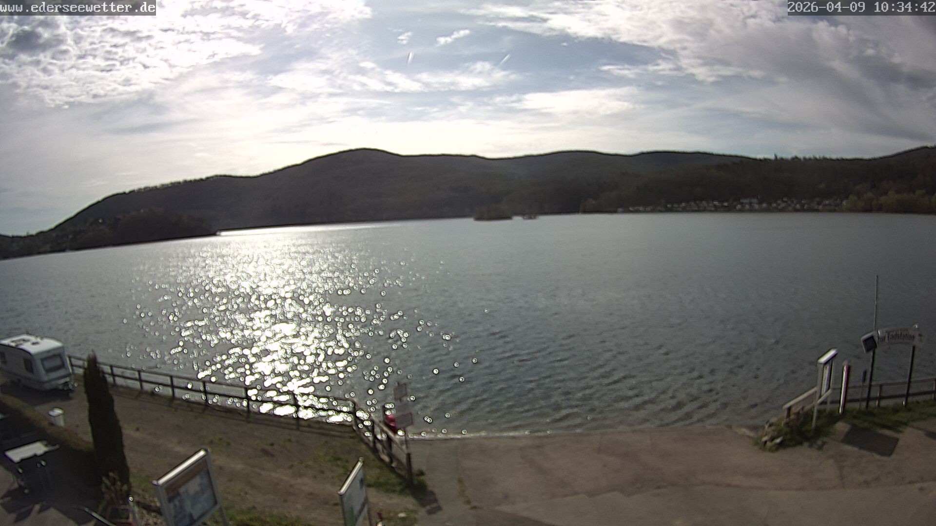Archiv Foto Webcam Edersee: Blick von Bringhausen