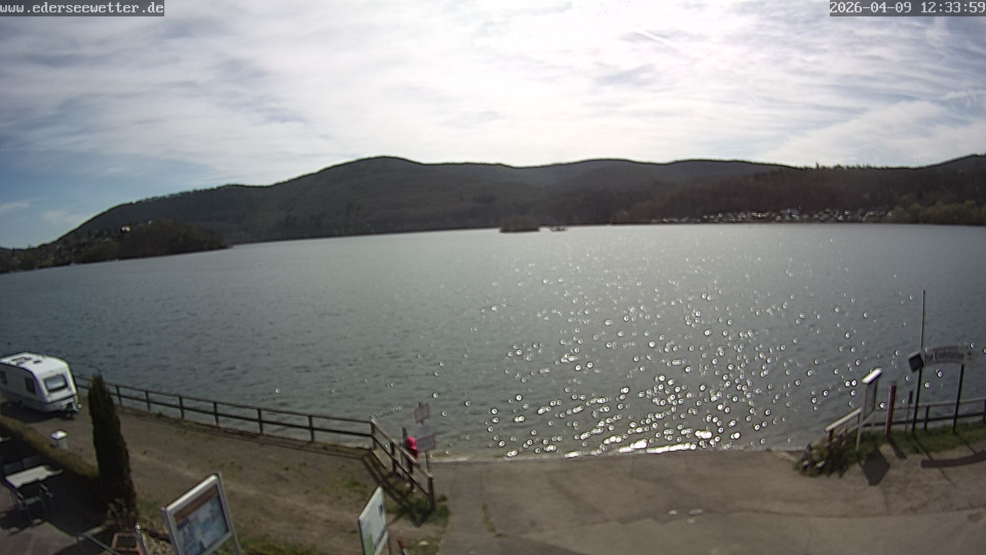 Archiv Foto Webcam Edersee: Blick von Bringhausen