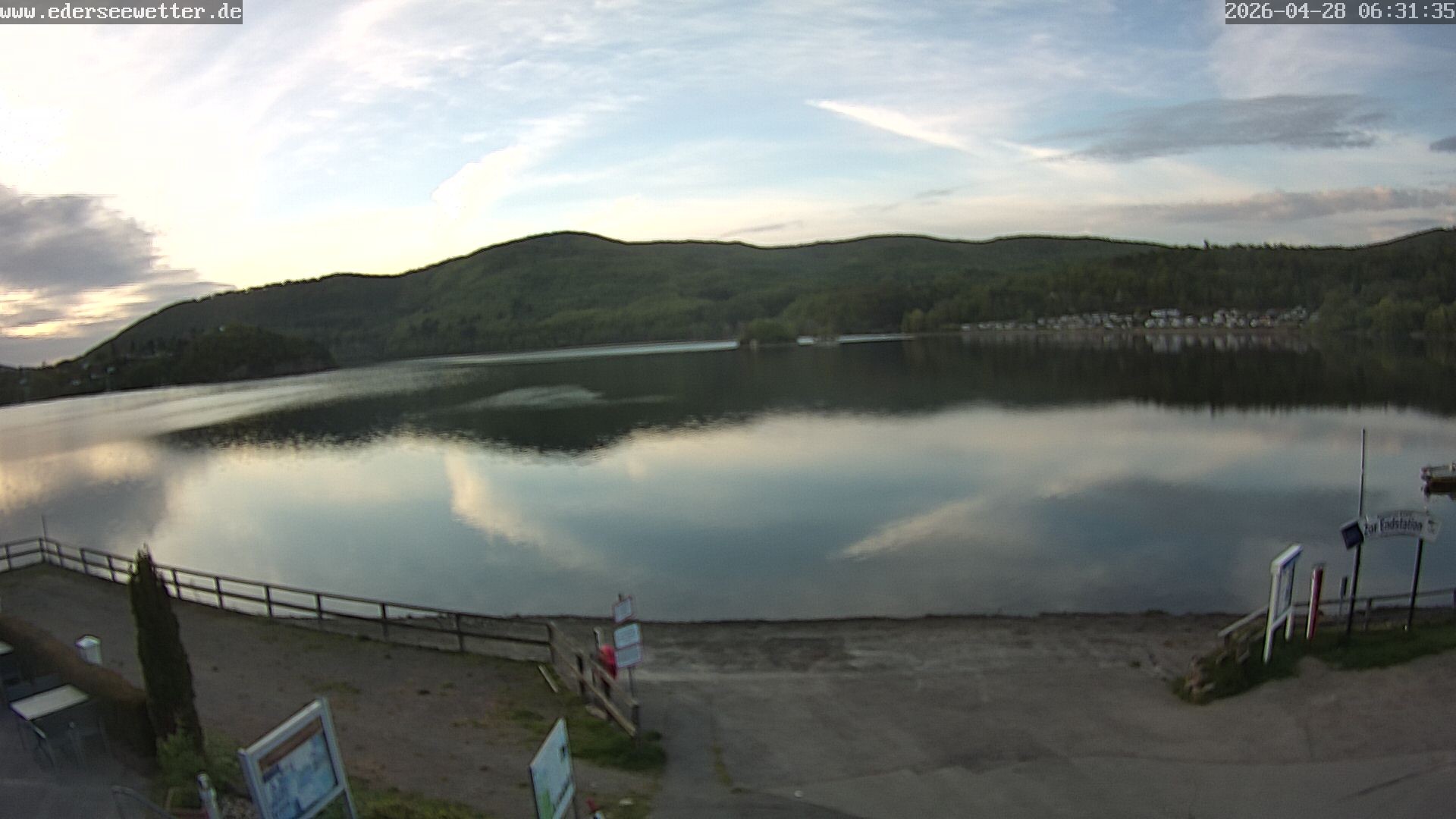 Archiv Foto Webcam Edersee: Blick von Bringhausen