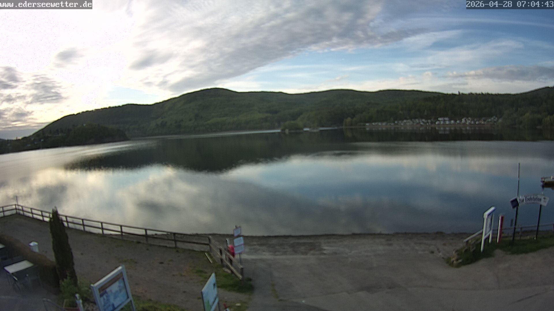 Archiv Foto Webcam Edersee: Blick von Bringhausen
