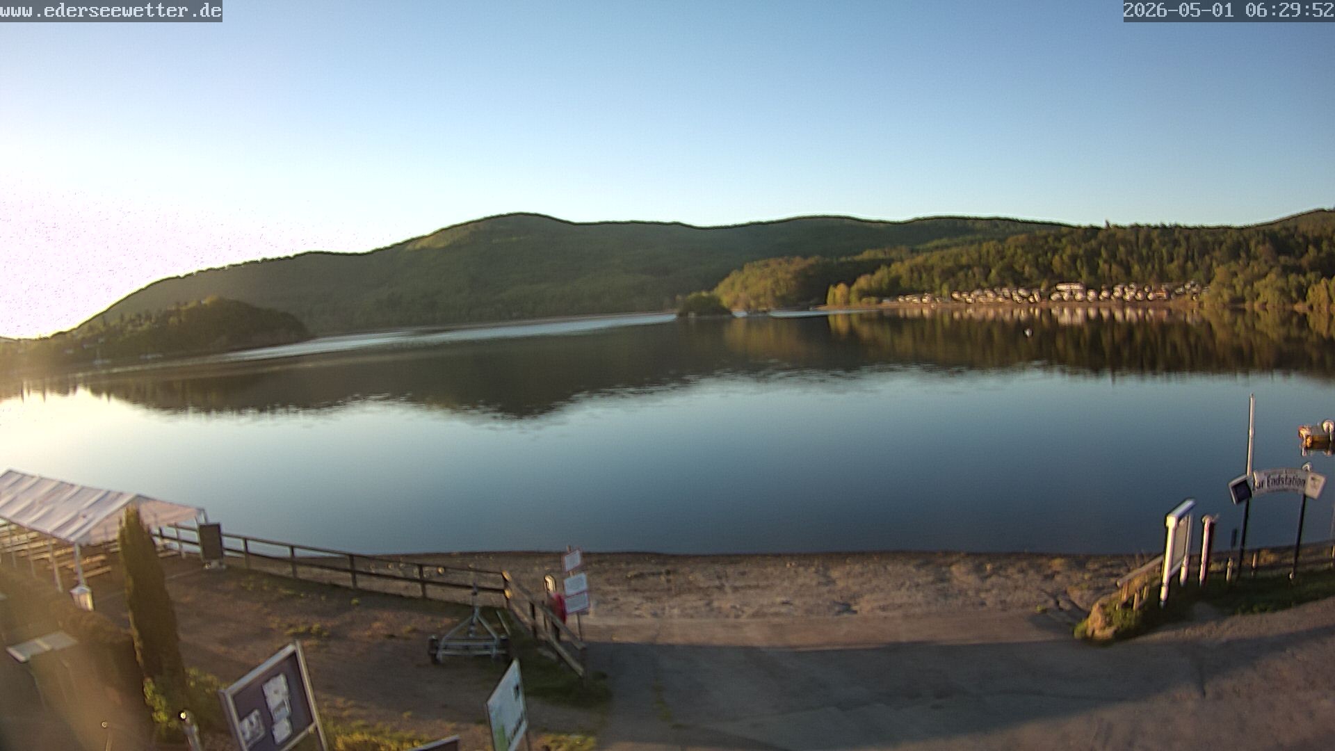 Archiv Foto Webcam Edersee: Blick von Bringhausen