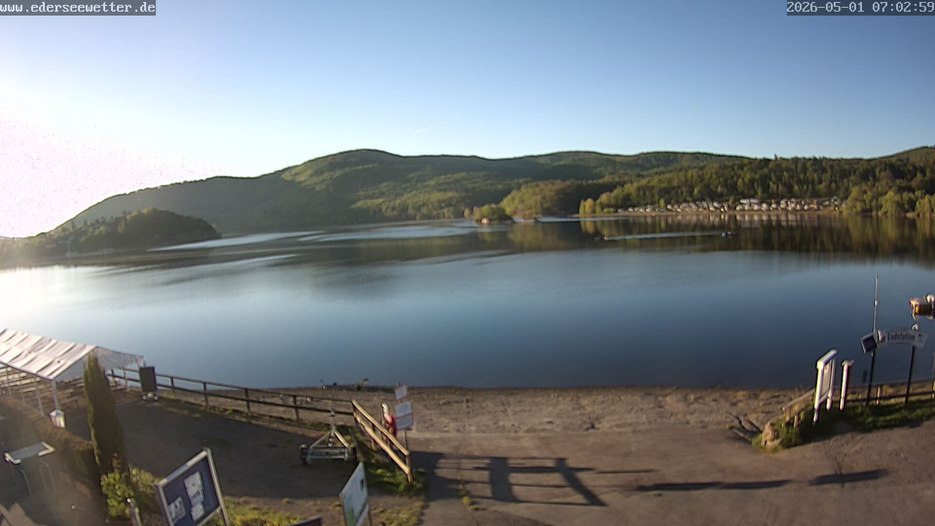 Archiv Foto Webcam Edersee: Blick von Bringhausen