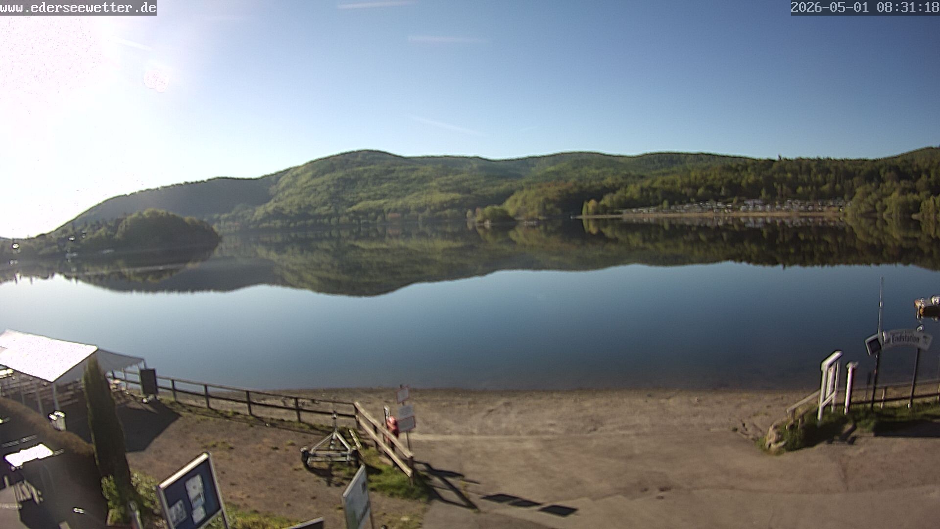 Archiv Foto Webcam Edersee: Blick von Bringhausen