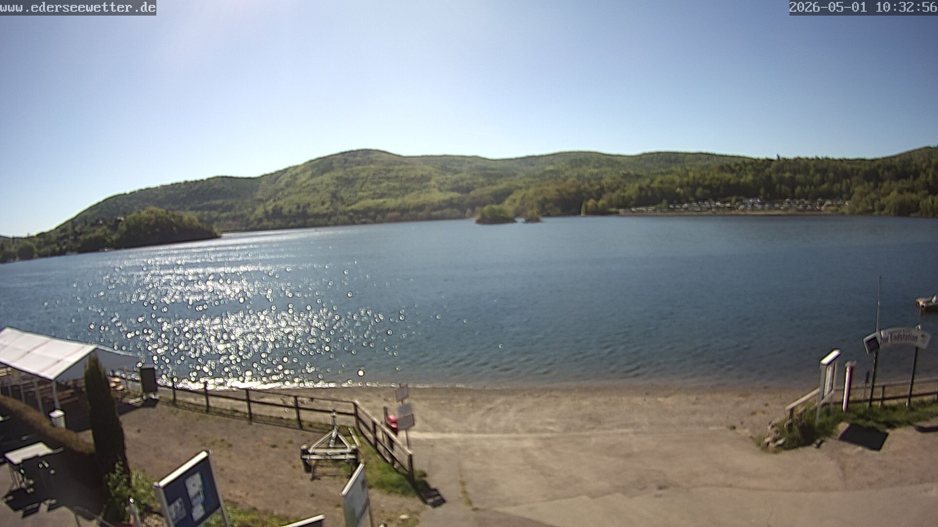 Archiv Foto Webcam Edersee: Blick von Bringhausen