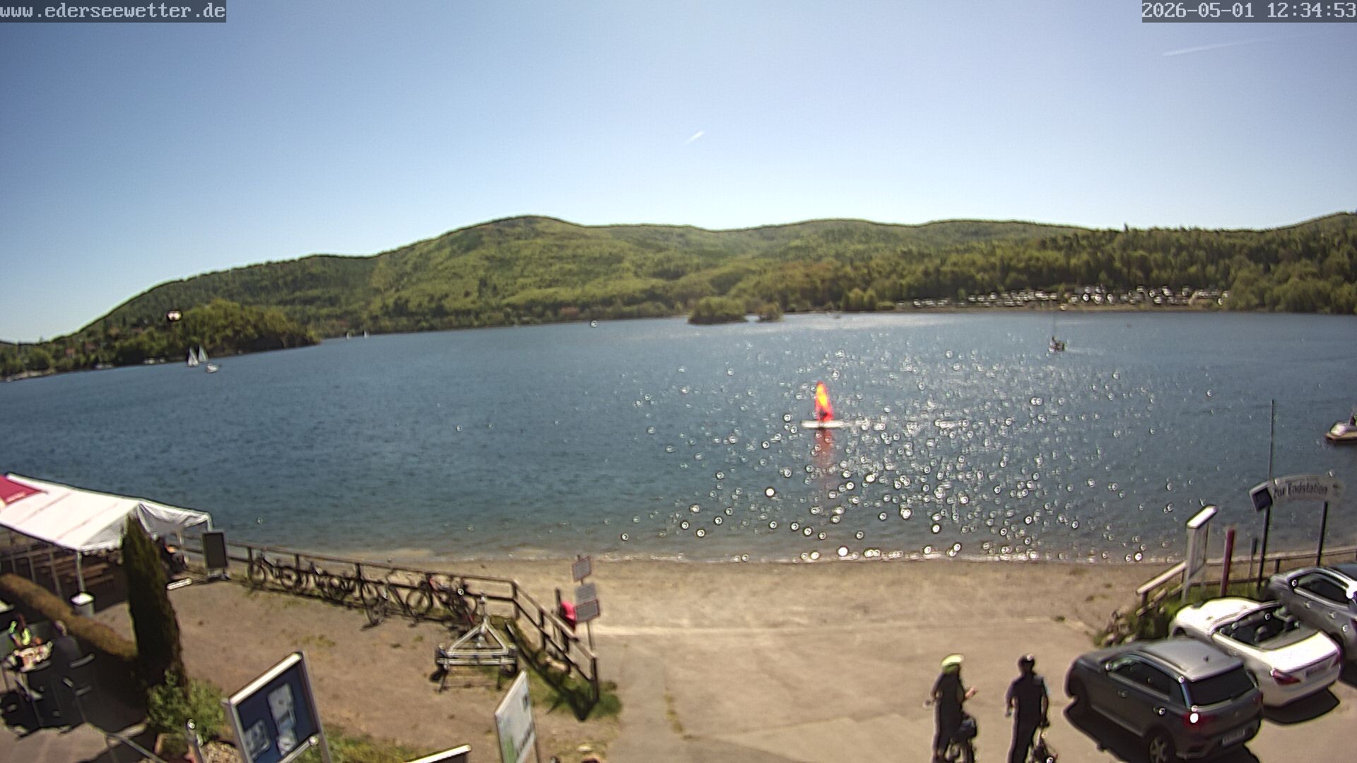 Archiv Foto Webcam Edersee: Blick von Bringhausen