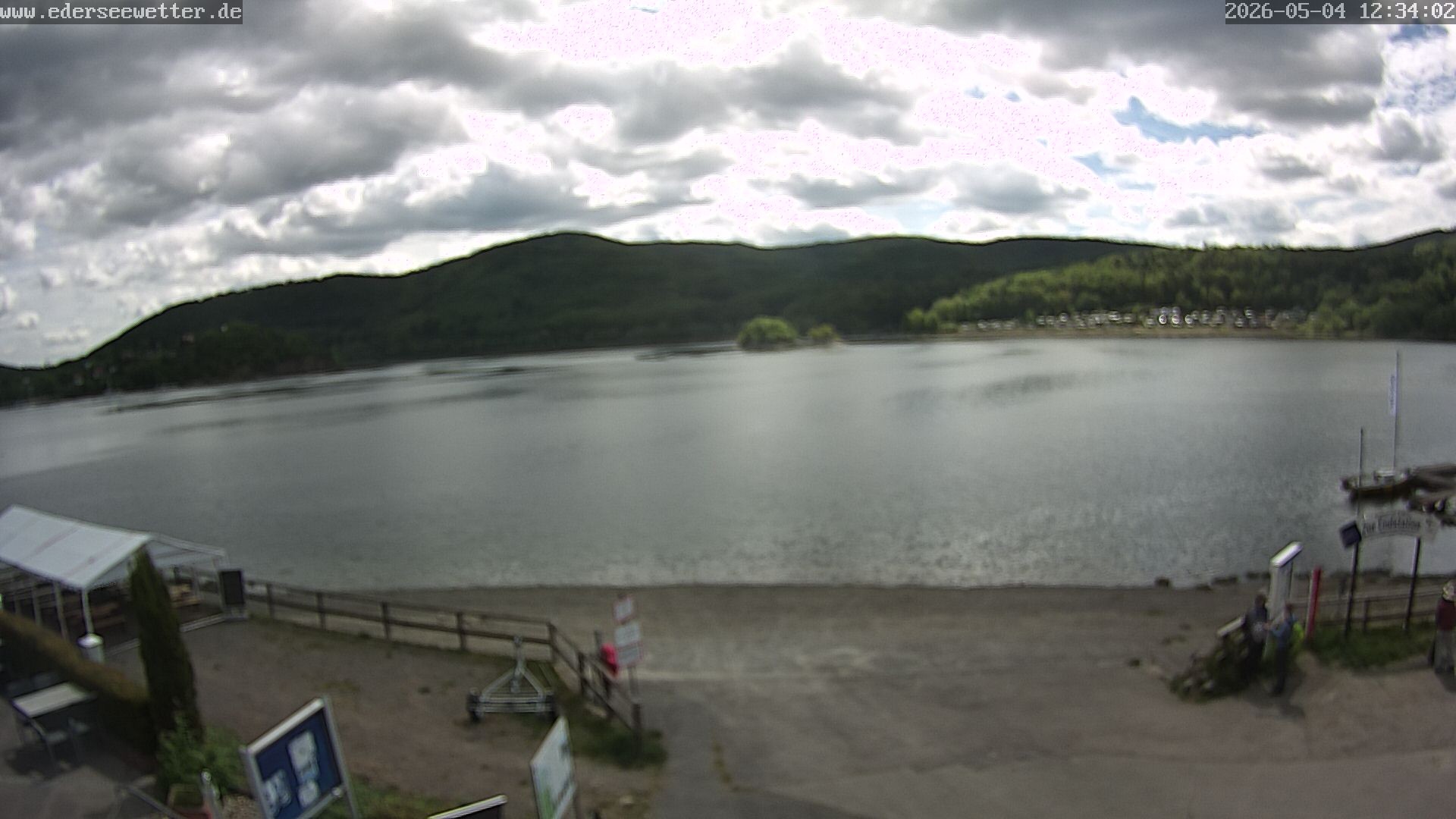 Archiv Foto Webcam Edersee: Blick von Bringhausen