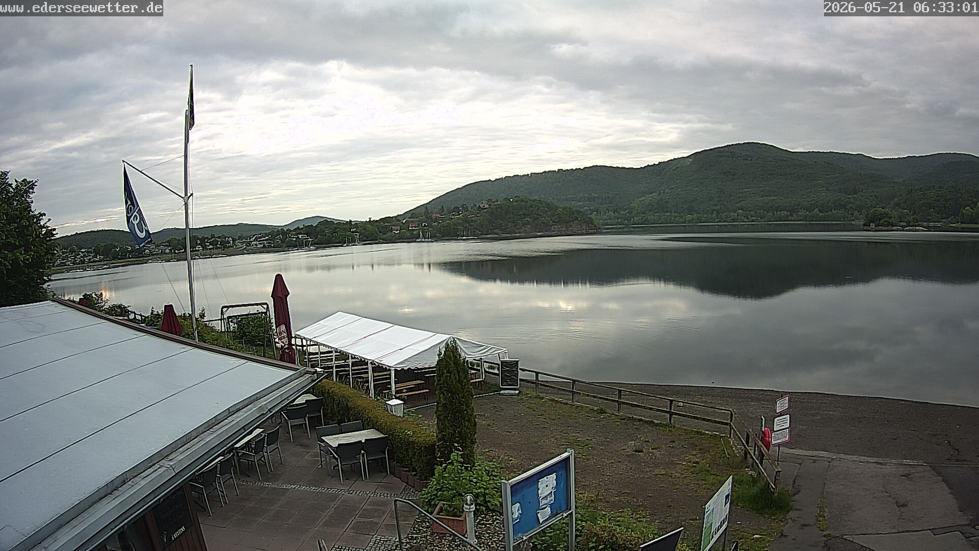 Archived image Webcam Lake Eder: Bringhausen
