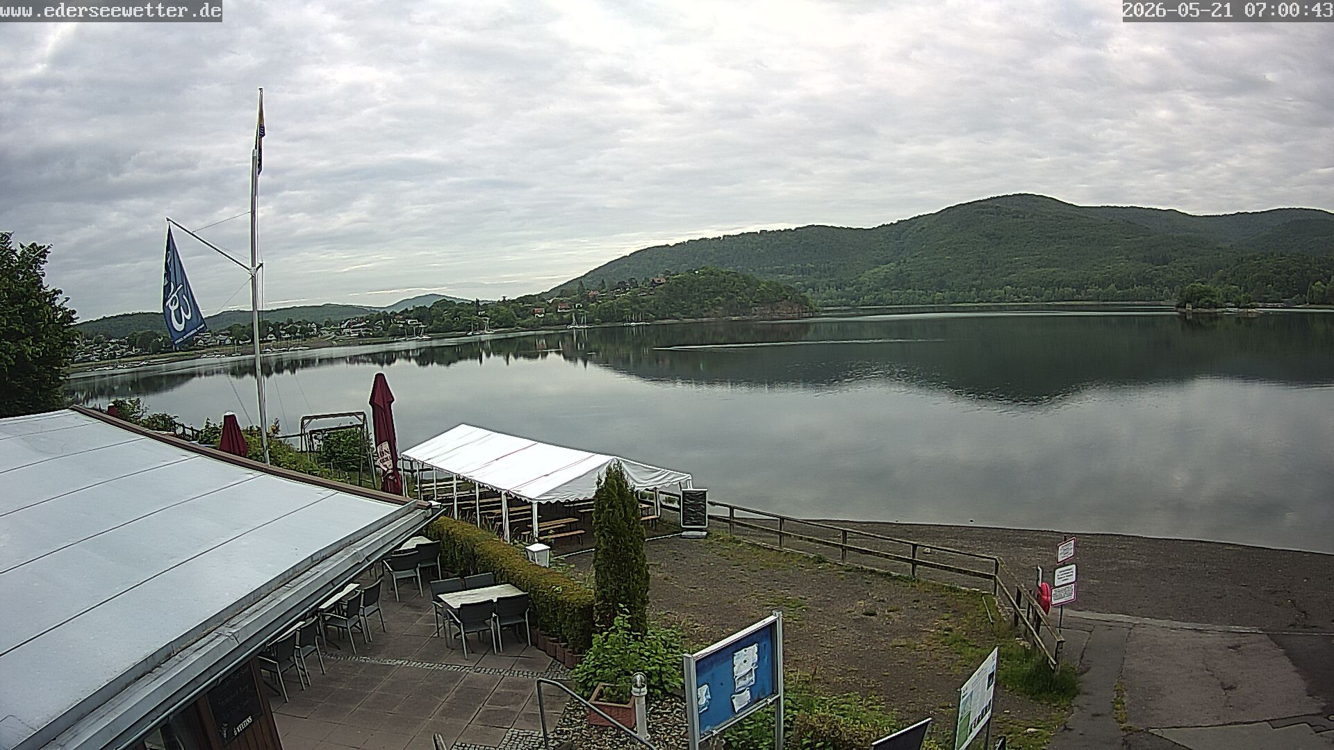 Archived image Webcam Lake Eder: Bringhausen