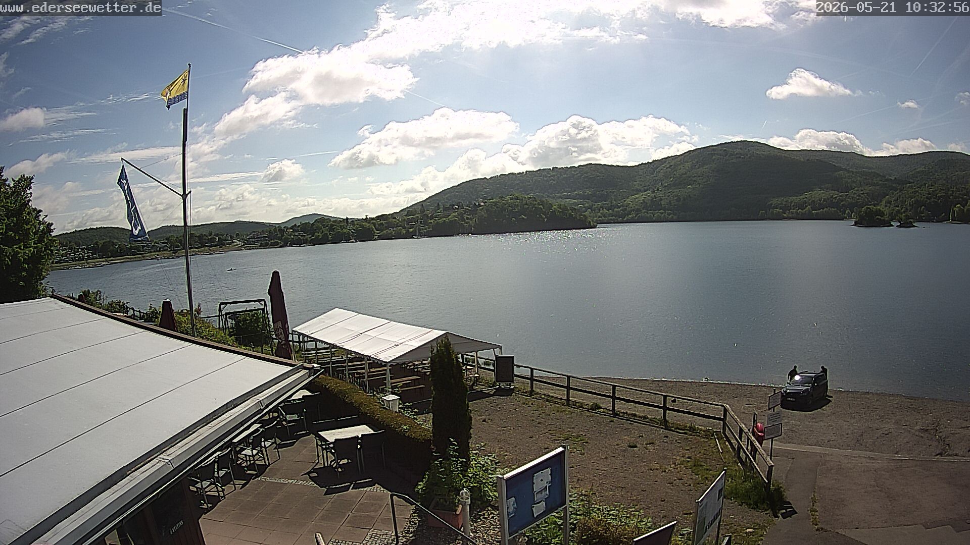 Archived image Webcam Lake Eder: Bringhausen