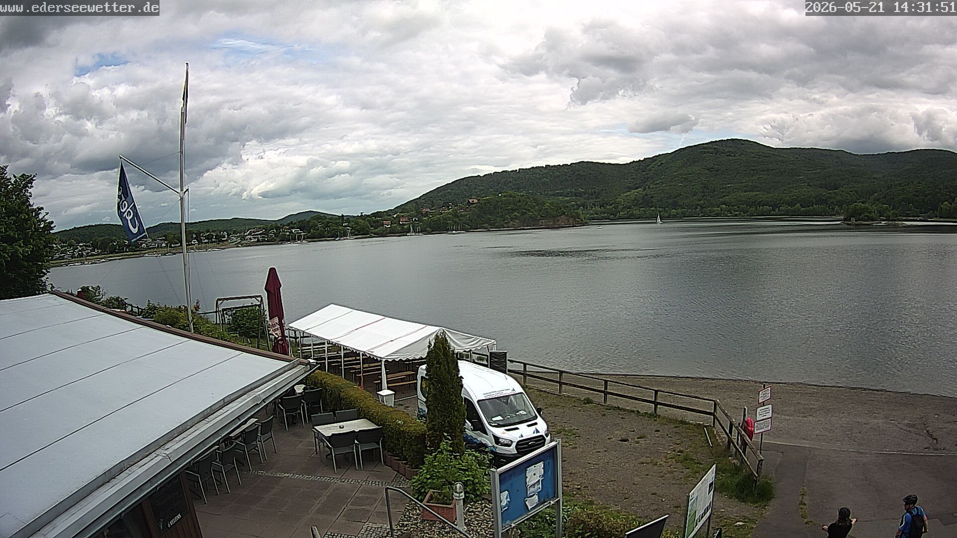 Archived image Webcam Lake Eder: Bringhausen